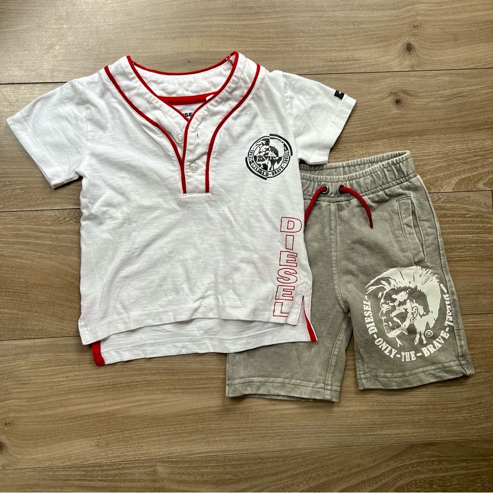 Diesel toddler short set